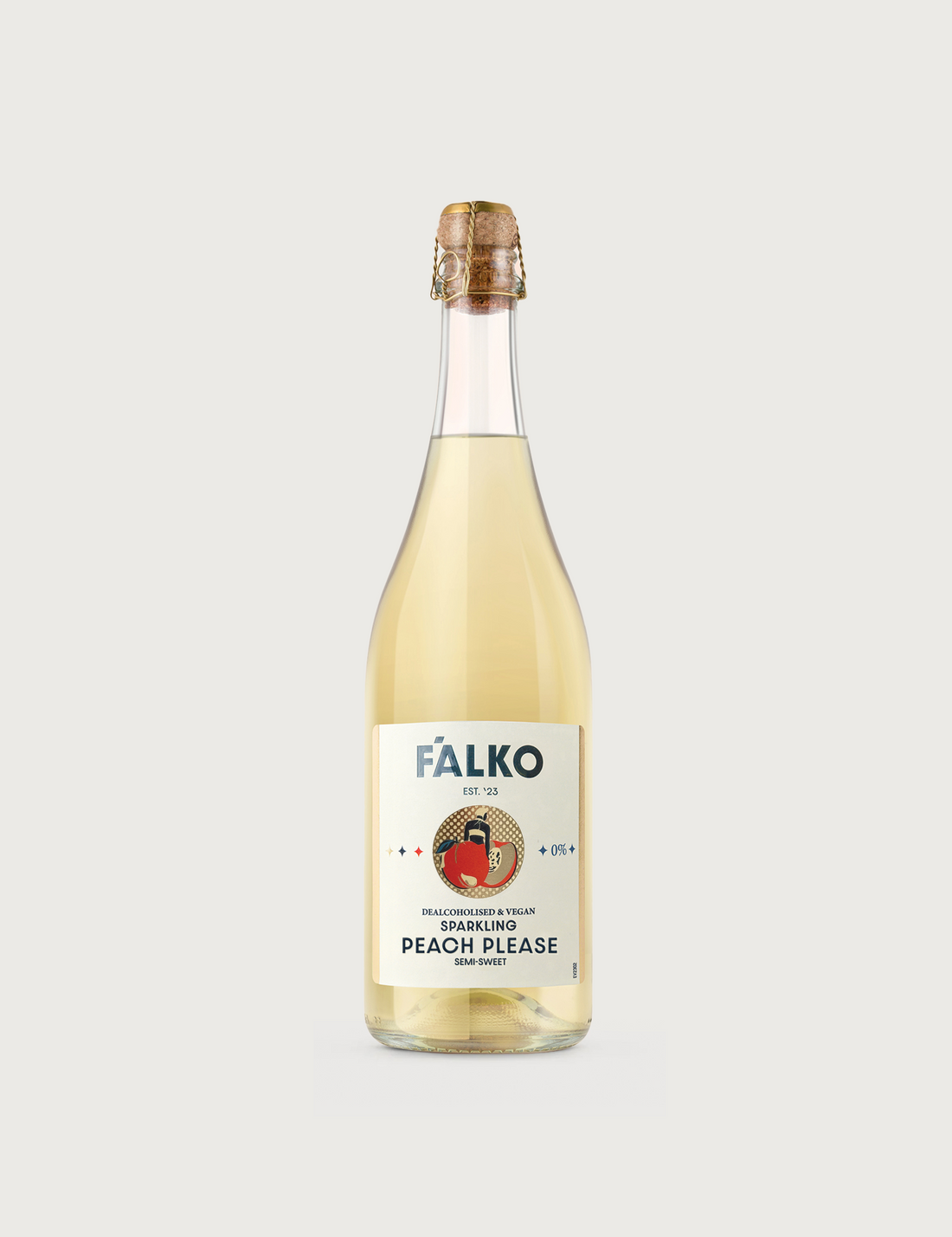 Bezalkoholowe F'ALKO 750 ml · Sparkling Peach Please 0%