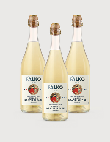 3-PACK F'ALKO Sparkling Peach 0% (750 ml)