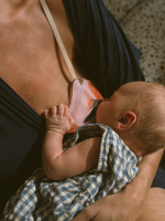 Nursing Dress · navy blue