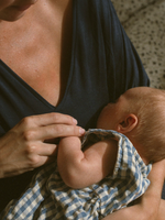 Nursing Dress · navy blue