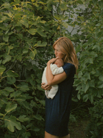 Nursing Dress · navy blue