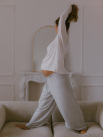 Longsleeve Nursing Top · creamy white