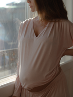 Longsleeve Nursing Top · blush pink