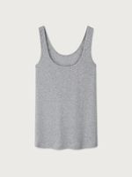 Rib Tank Top · grey melange