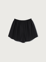Lusia Shorts · soft black plumeti dots