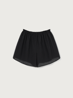 Lusia Shorts · soft black plumeti dots