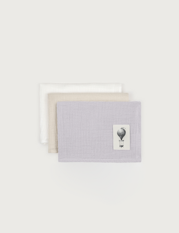 Muslin Cloth Set · Lila