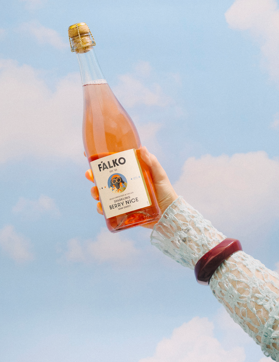 Bezalkoholowe F'ALKO 750 ml · Berry Nice 0%