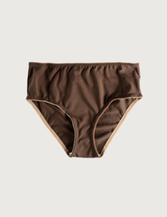 Cotton COCOA BUTTER Bottoms · z wysokim stanem
