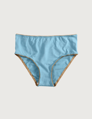 COTTON Cornflower Blue Bottoms · z wysokim stanem