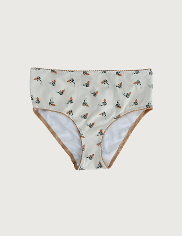 PRINTED COTTON Citrus Bottoms · z wysokim stanem