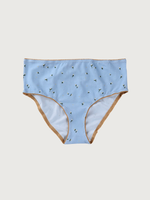 PRINTED COTTON Daisy Bottoms · z wysokim stanem