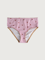 PRINTED COTTON Lilli Bottoms · z wysokim stanem