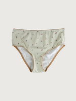 PRINTED COTTON Posy Bottoms · z wysokim stanem