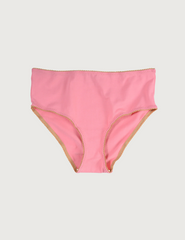 COTTON Peachy Pink Bottoms · z wysokim stanem