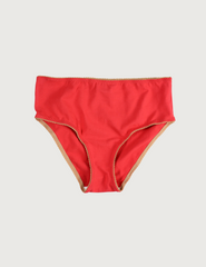 COTTON Cherry Red Bottoms · z wysokim stanem