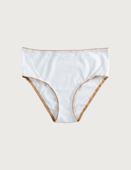 COTTON White Bottoms · z wysokim stanem