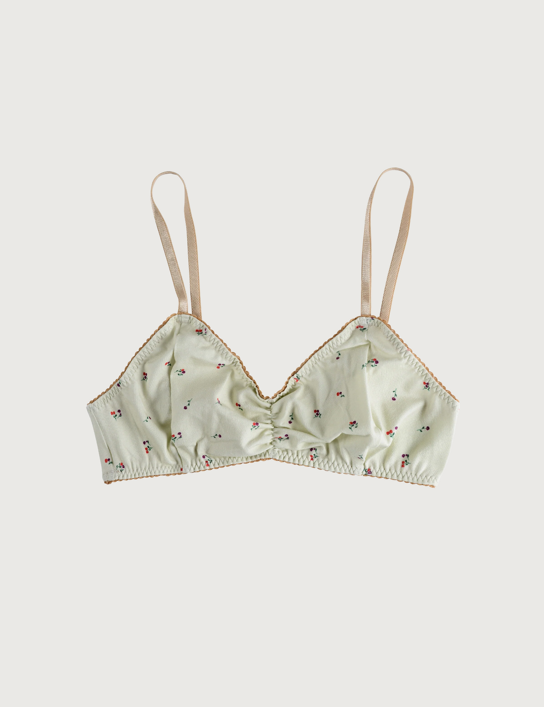 PRINTED COTTON Posy Bralette