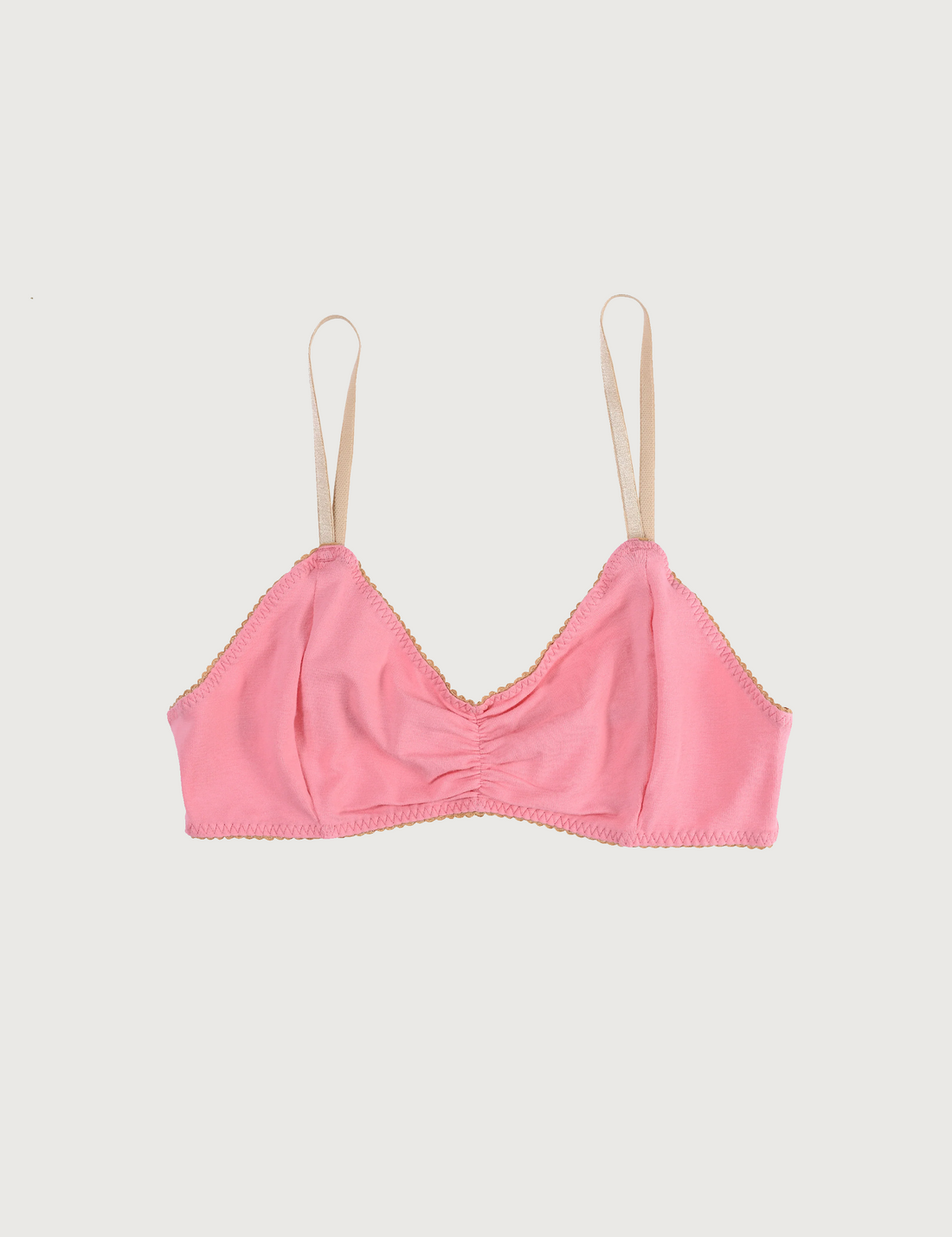 COTTON Peachy Pink Bralette