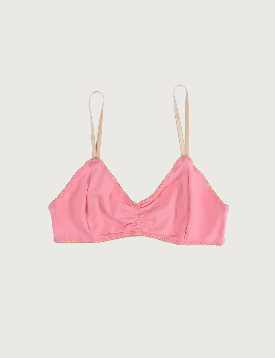 COTTON Peachy Pink Bralette