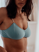 COTTON Cornflower Blue Bralette