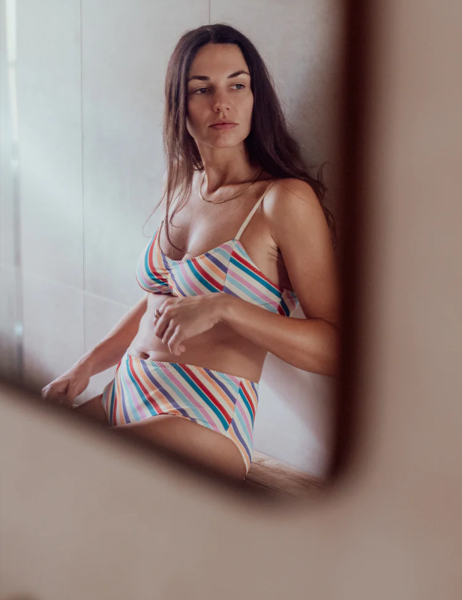 ROKA Bottoms · z wysokim stanem