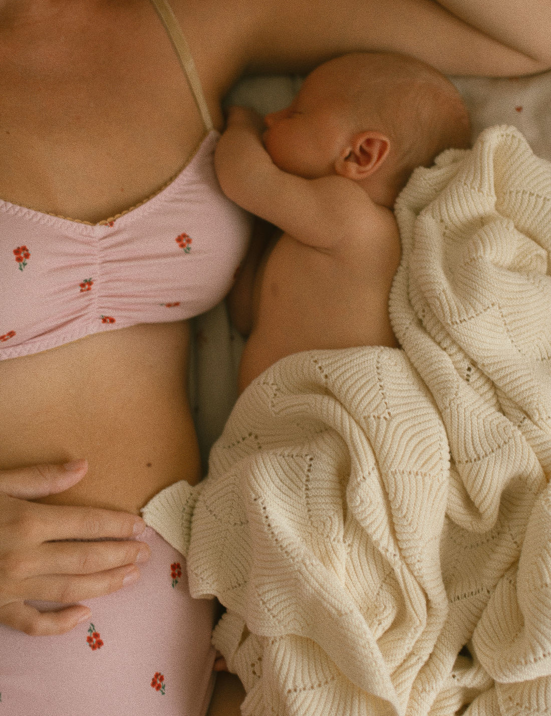 PRINTED COTTON Lilli Bottoms · z wysokim stanem