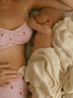 PRINTED COTTON Lilli Bottoms · z wysokim stanem