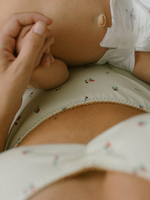 PRINTED COTTON Posy Bottoms · z wysokim stanem