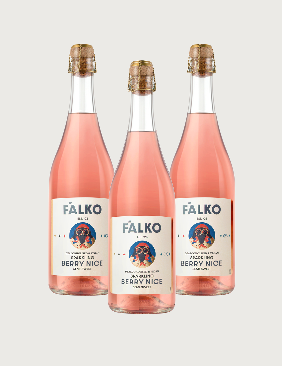 Bezalkoholowe F'ALKO 750 ml · Berry Nice 0%