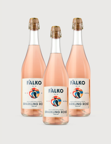 3-PACK F'ALKO Sparkling Rosé 0% (750 ml)