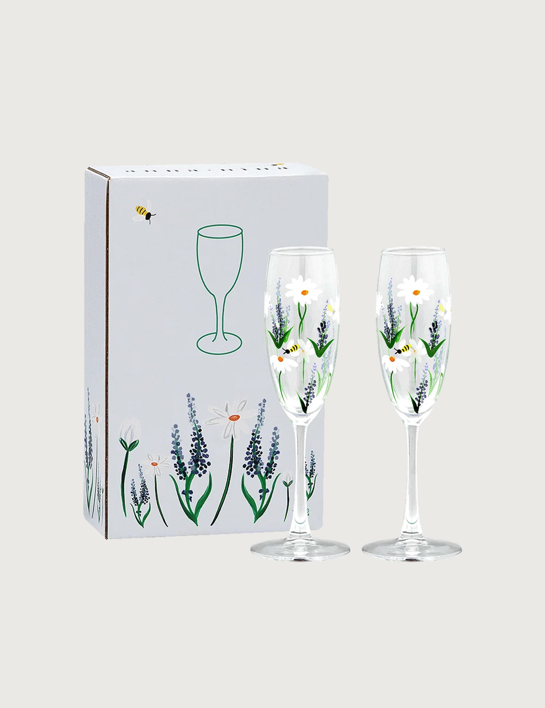 Kieliszek Springtime Toast Champagne Flute Set of 2