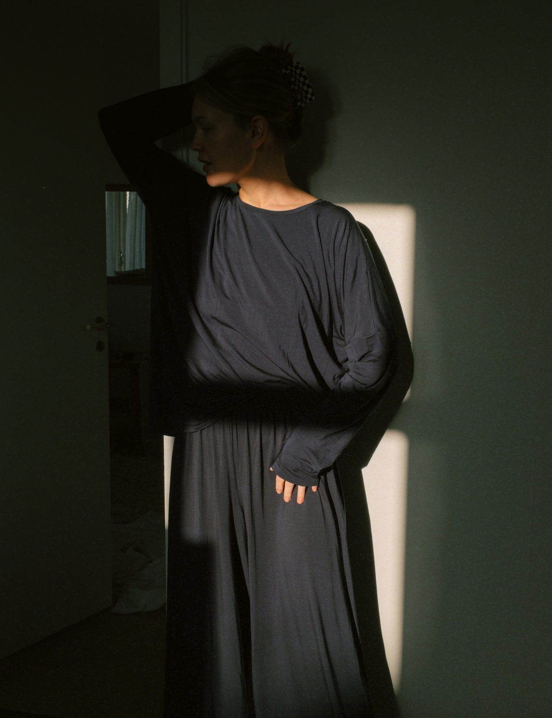Longsleeve Basic Top · navy blue