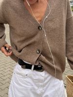 Merino Cardigan · taupe