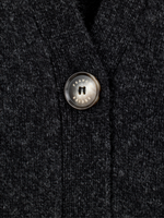 Merino Cardigan · graphite