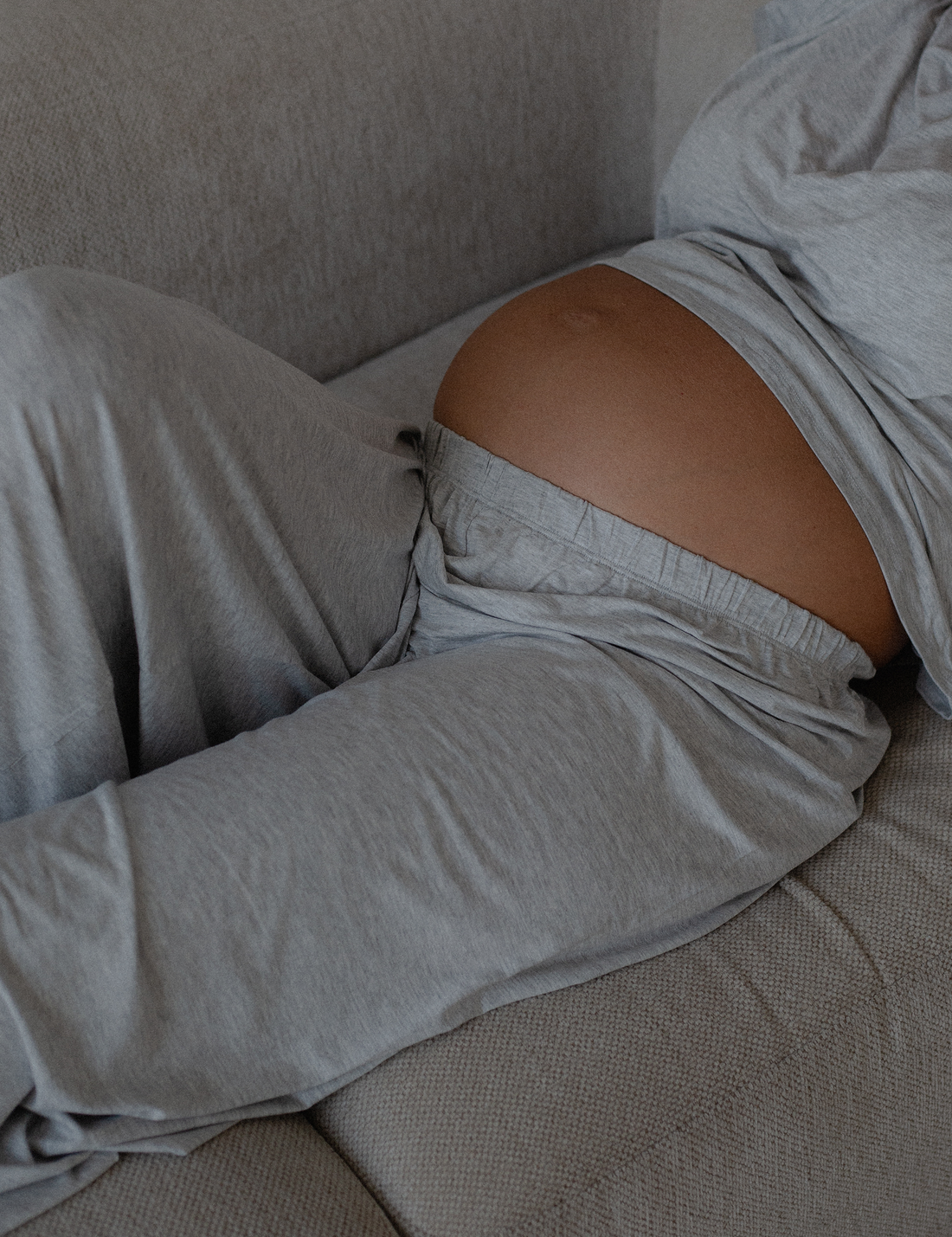 Boyfriend Pants · light grey