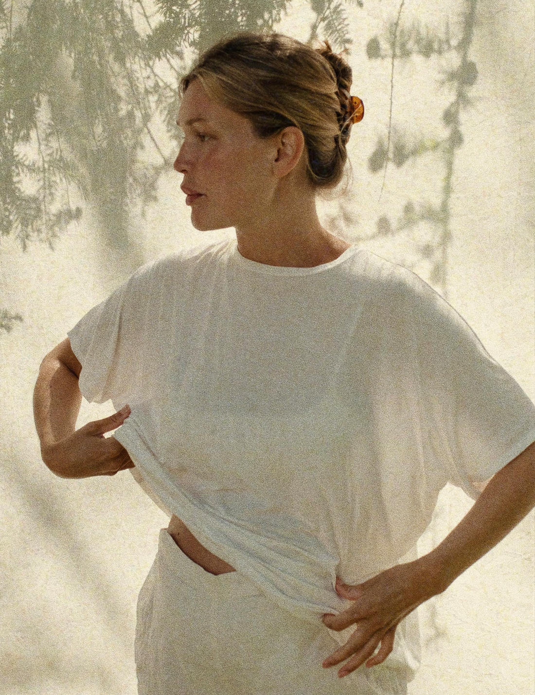 Basic Tee · creamy white