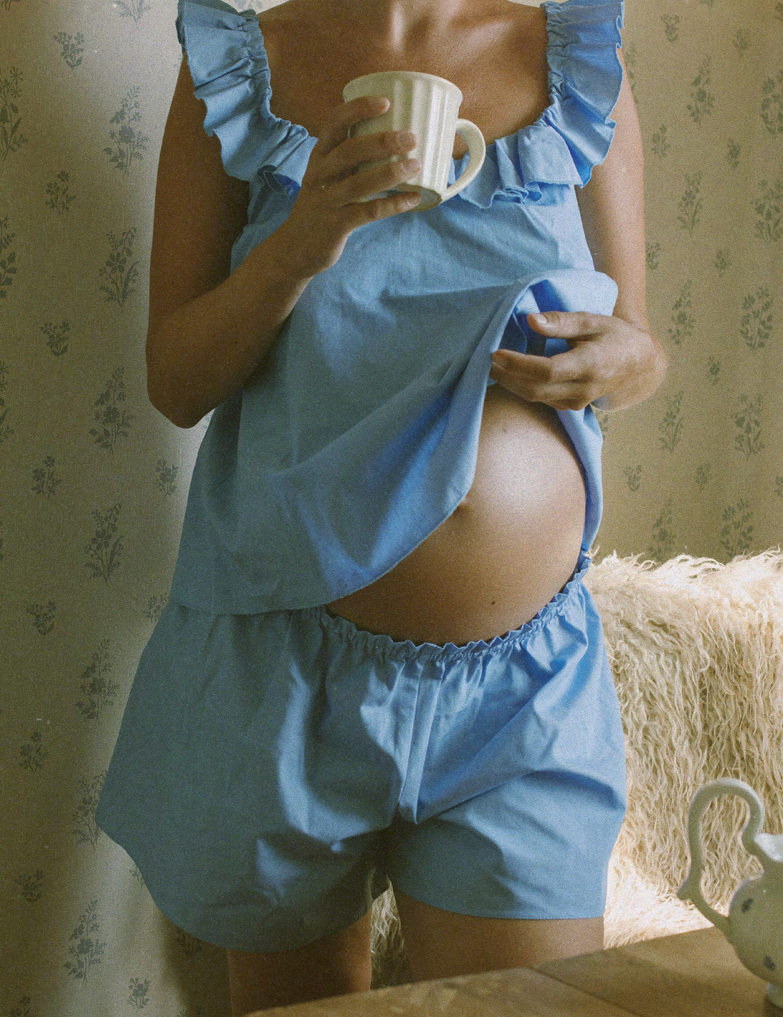 Lusia Top · summer blue