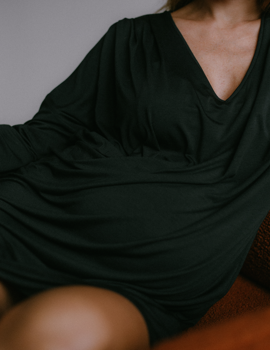 Longsleeve Nursing Dress · black