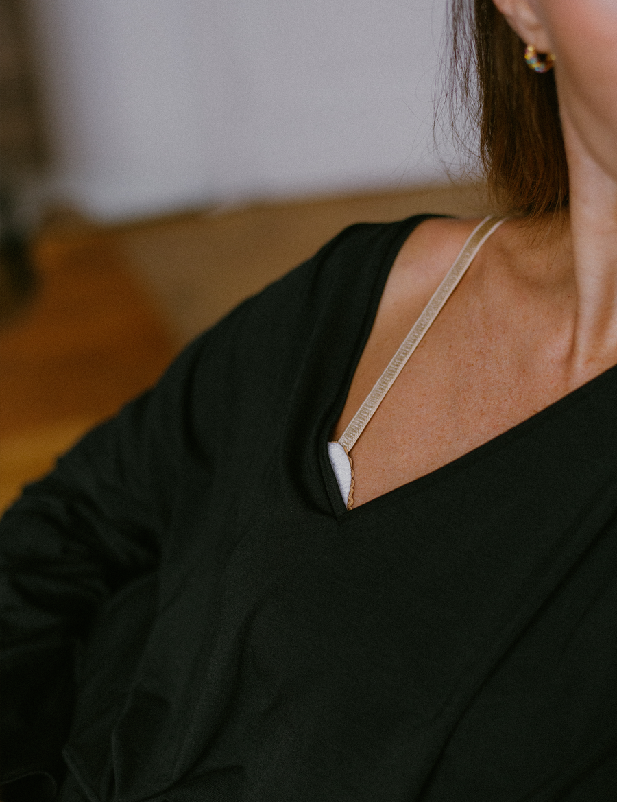 Longsleeve Nursing Dress · black