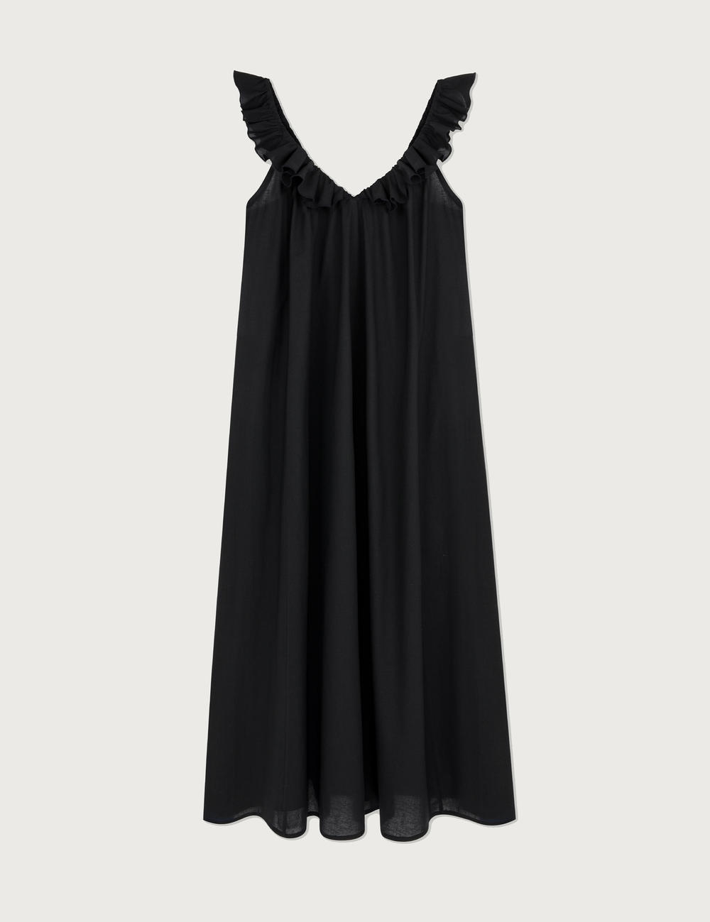 Lusia Midi Dress · soft black
