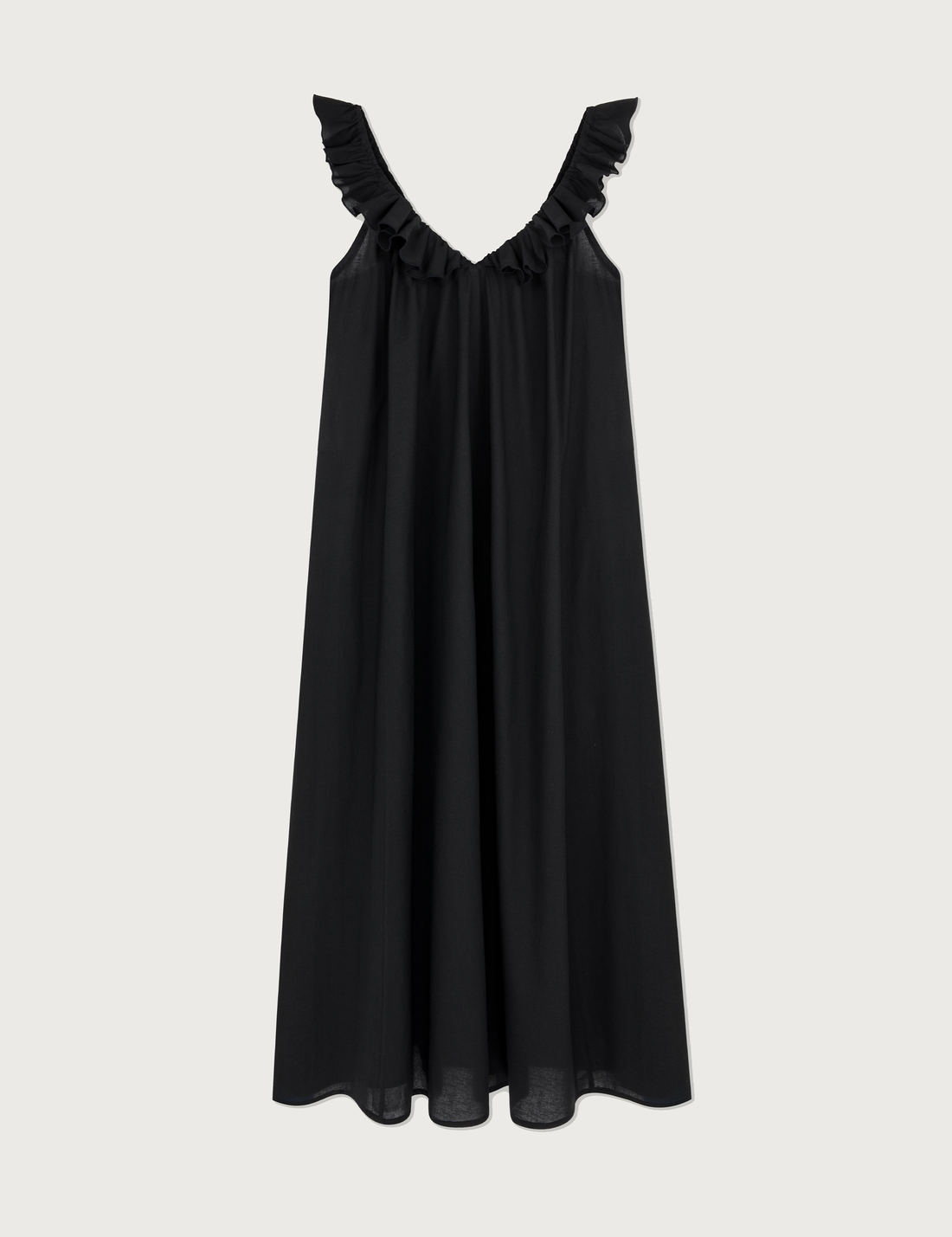 Lusia Midi Dress · soft black
