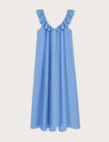 Lusia Midi Dress · summer blue