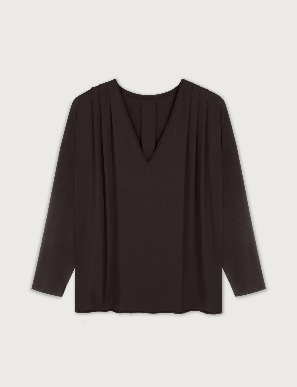 Longsleeve Nursing Top · mocca brown