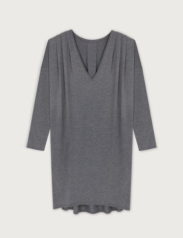 Longsleeve Nursing Dress · vintage grey