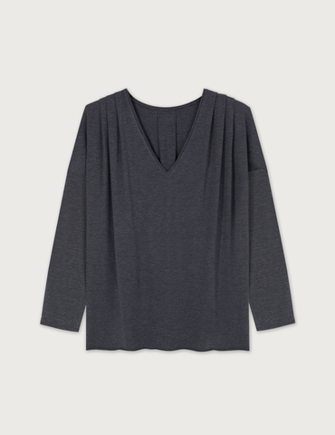 Longsleeve Nursing Top · dark grey