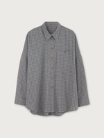 Flannel Check Shirt · blue-grey