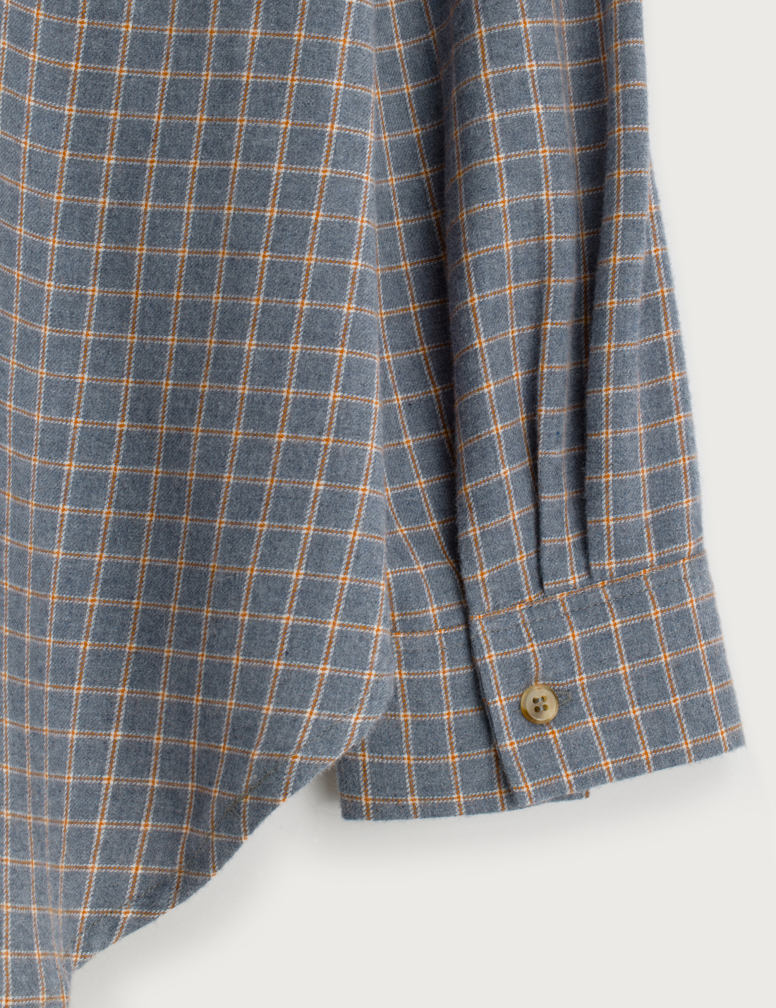Flannel Check Shirt · blue-grey