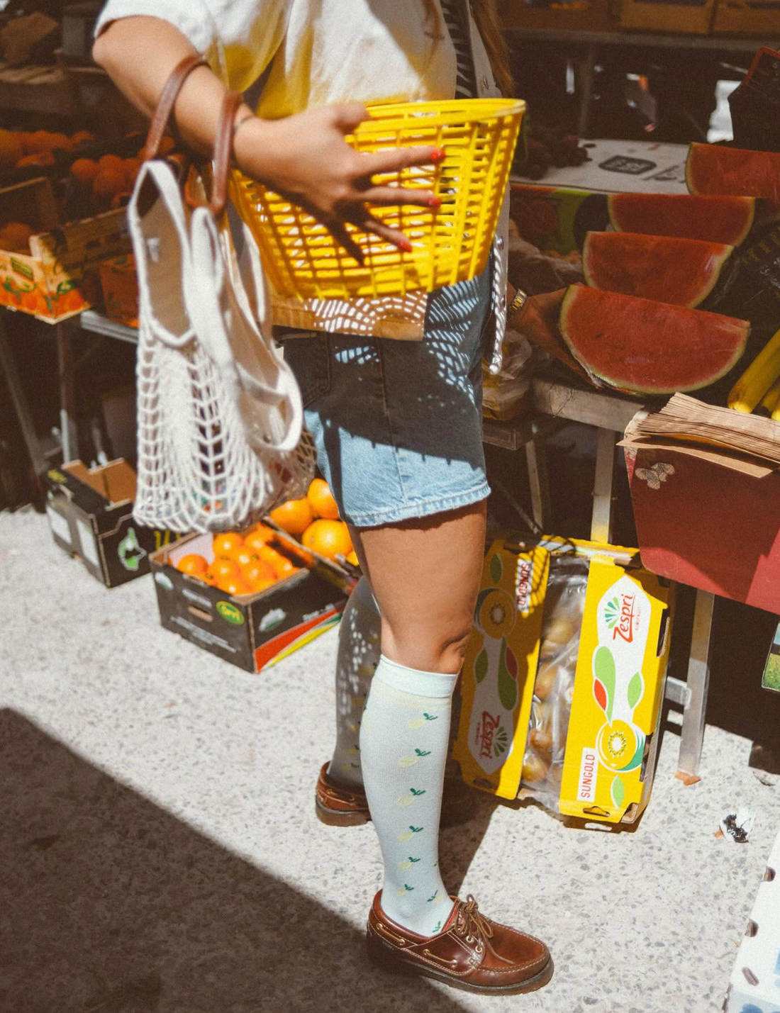 Compression socks · lemon