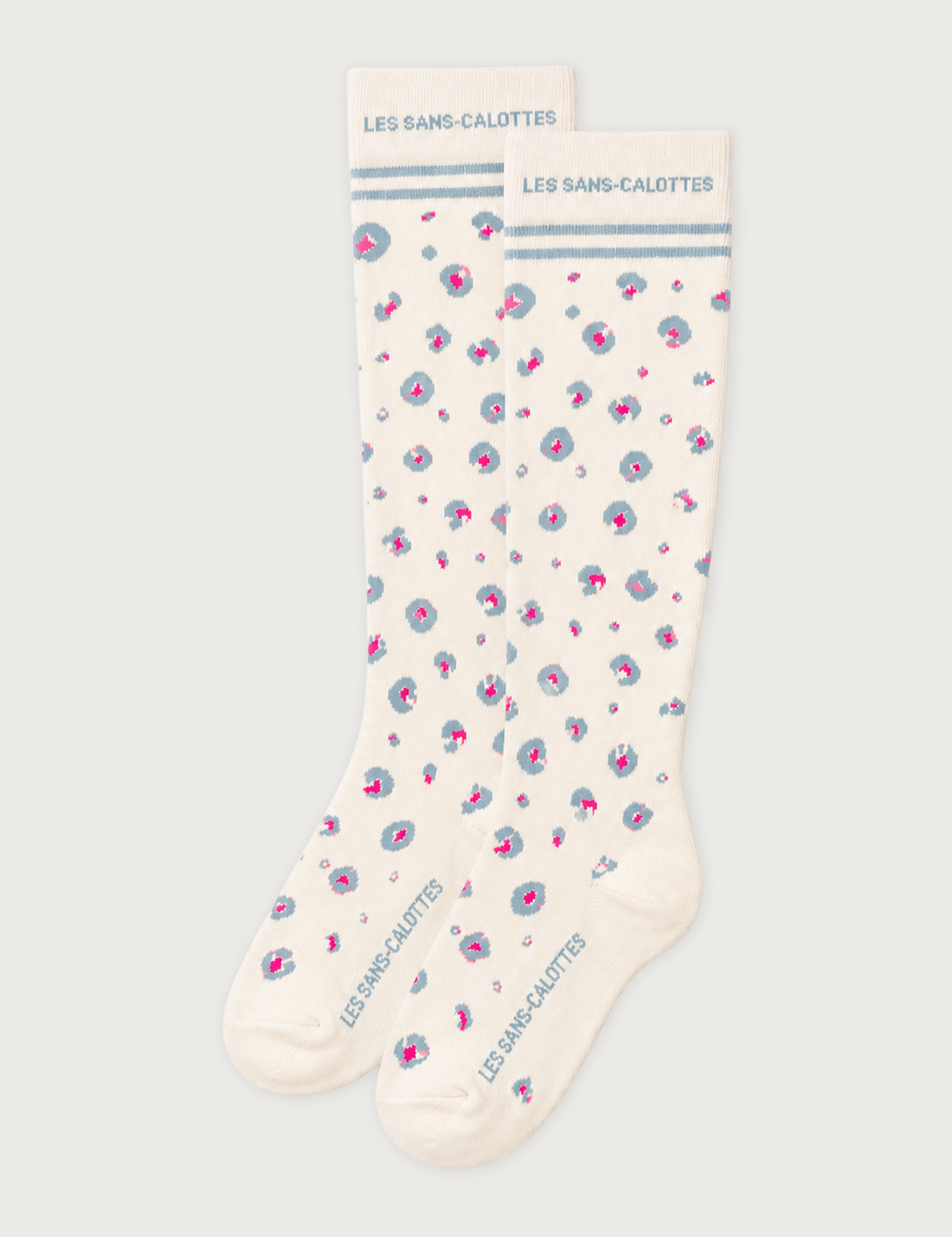 Compression socks · neon leopard print